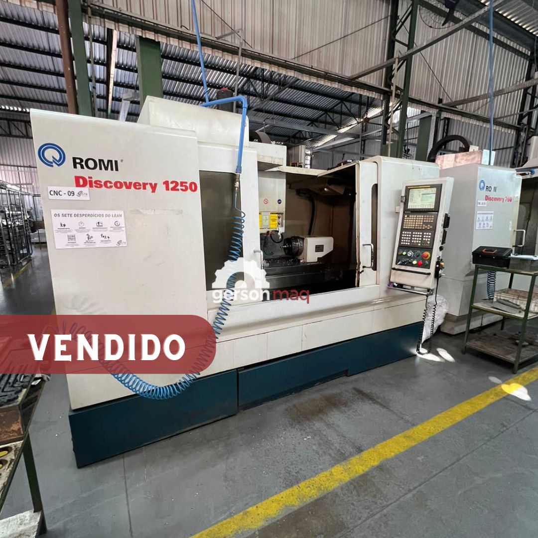 CENTRO DE USINAGEM ROMI D1250 COM 4 EIXO – 2007