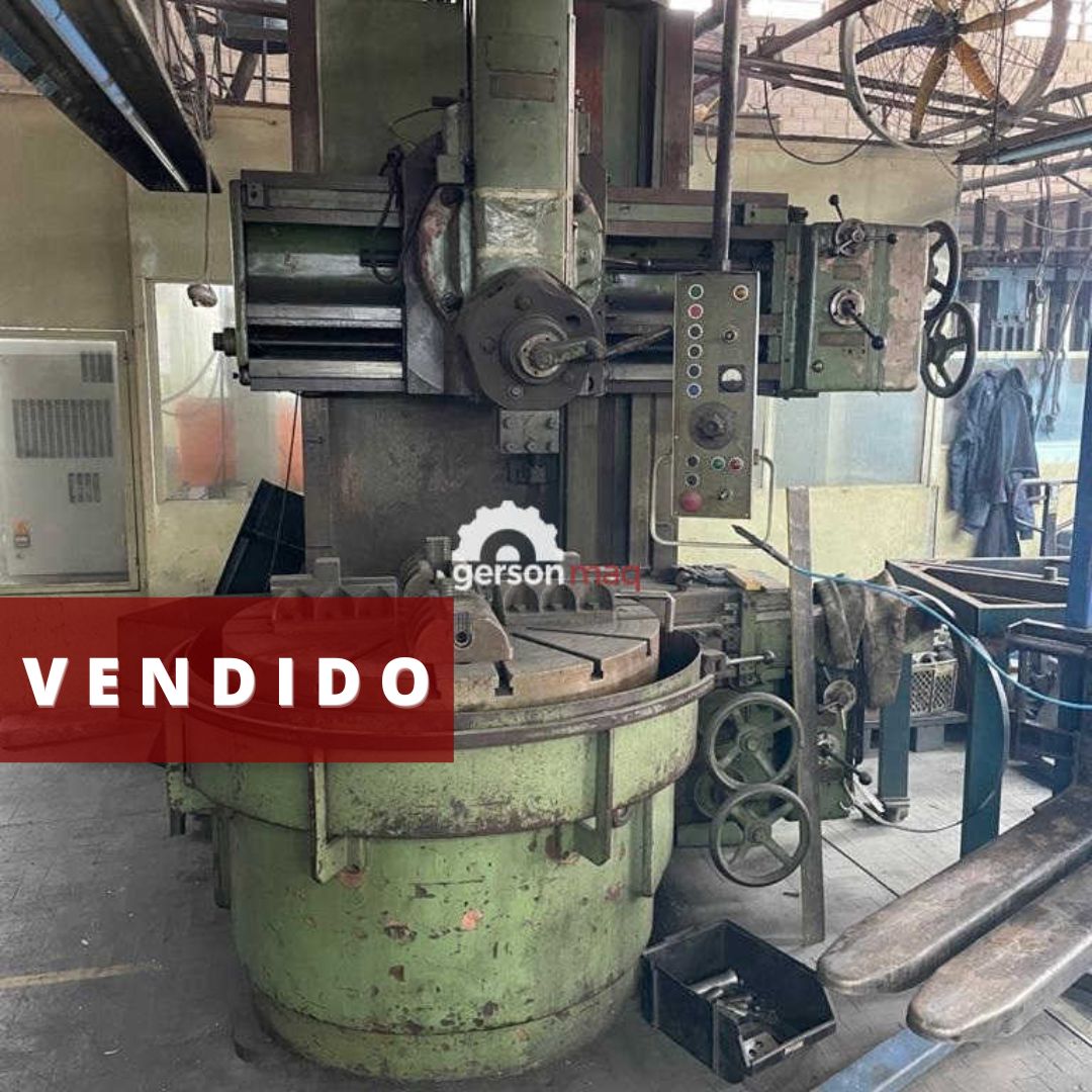 TORNO VERTICAL METALEXPORT WARSZAWA 1100 mm de placa