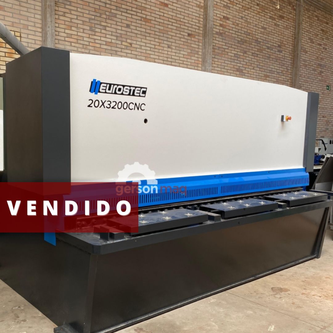 GUILHOTINA HIDRAULICA CNC EUROSTEC 16X3200 ANO 2018