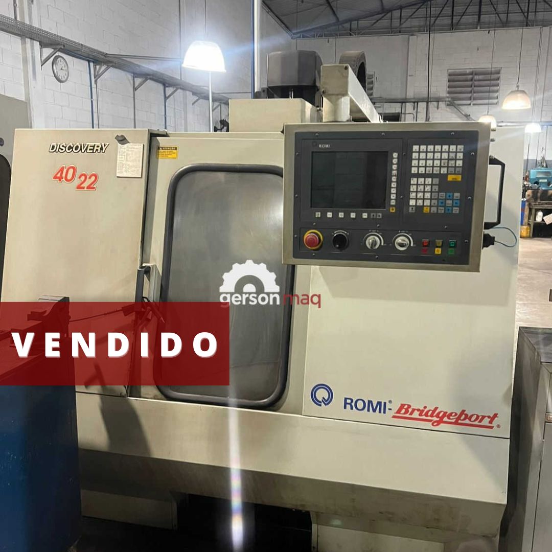 CENTRO DE USINAGEM ROMI BRIDGEPORT 4022 ano 1997
