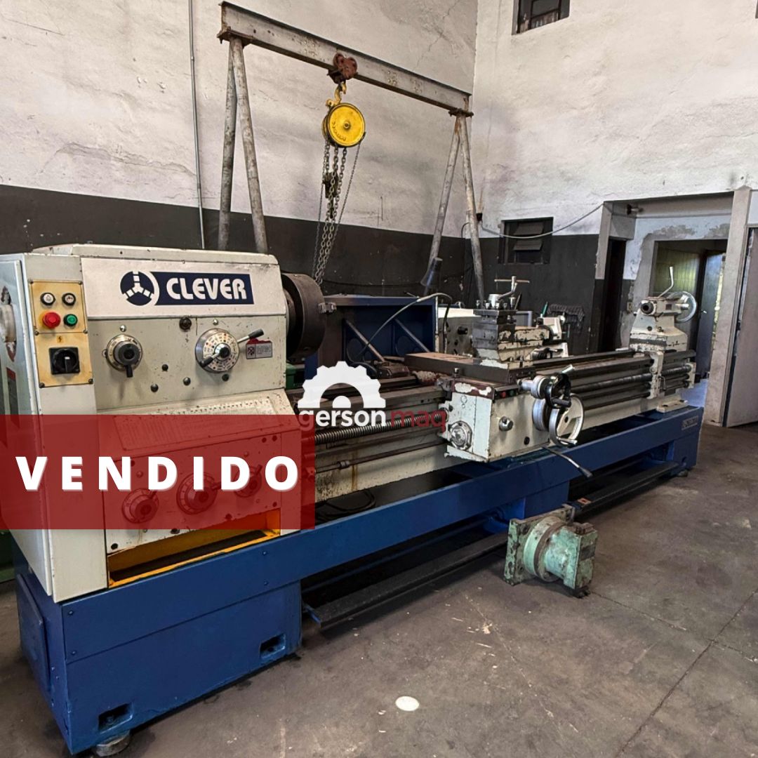 TORNO MECANICO CLEVER L26120 A - 660 X 3000 mm