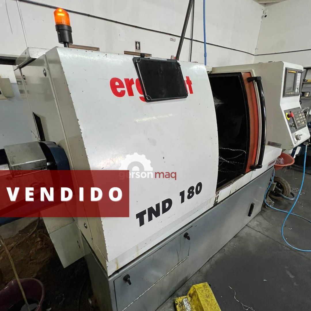 TORNO CNC ERGOMAT TND180 ano 2005