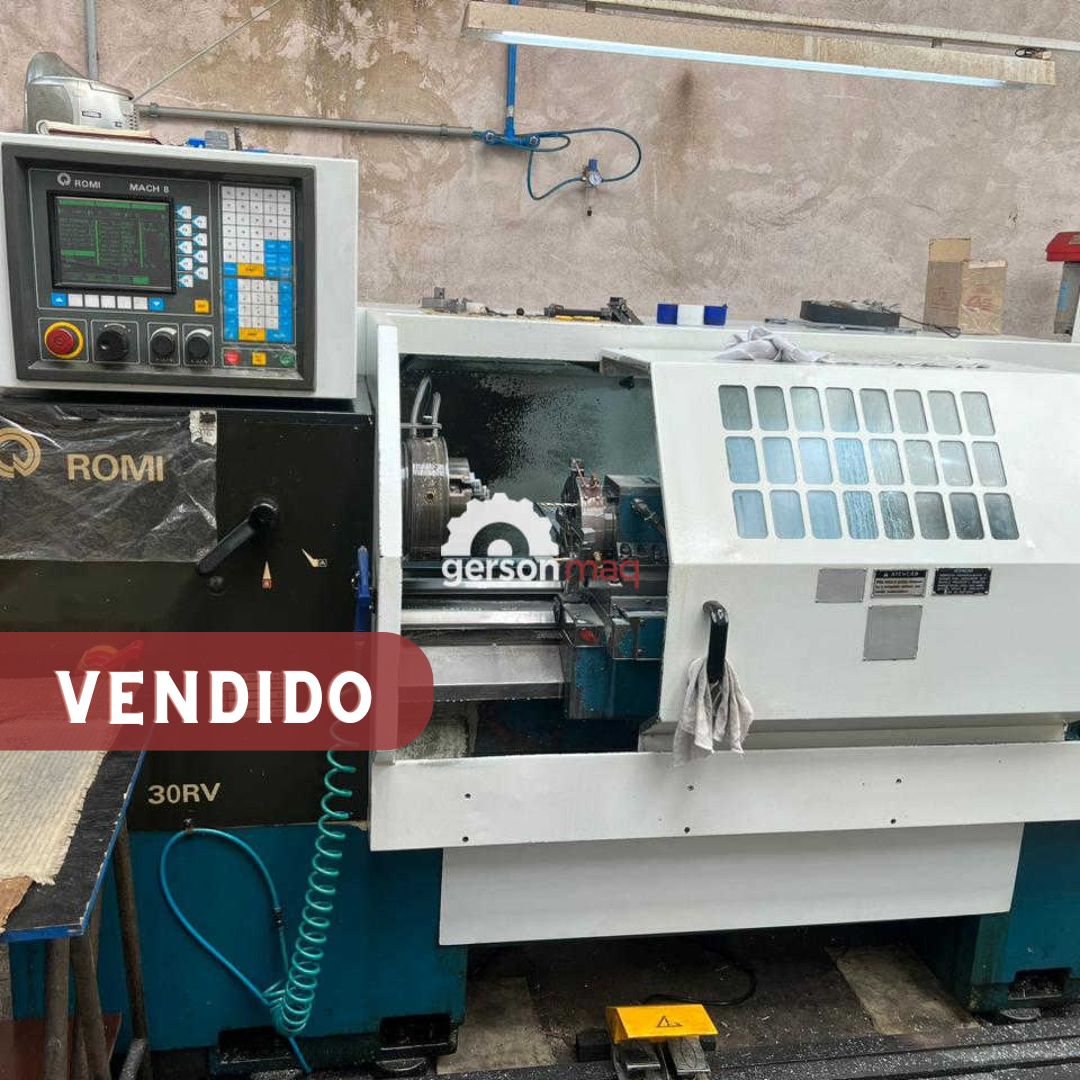 TORNO CNC ROMI CENTUR 30 RV MACH 08