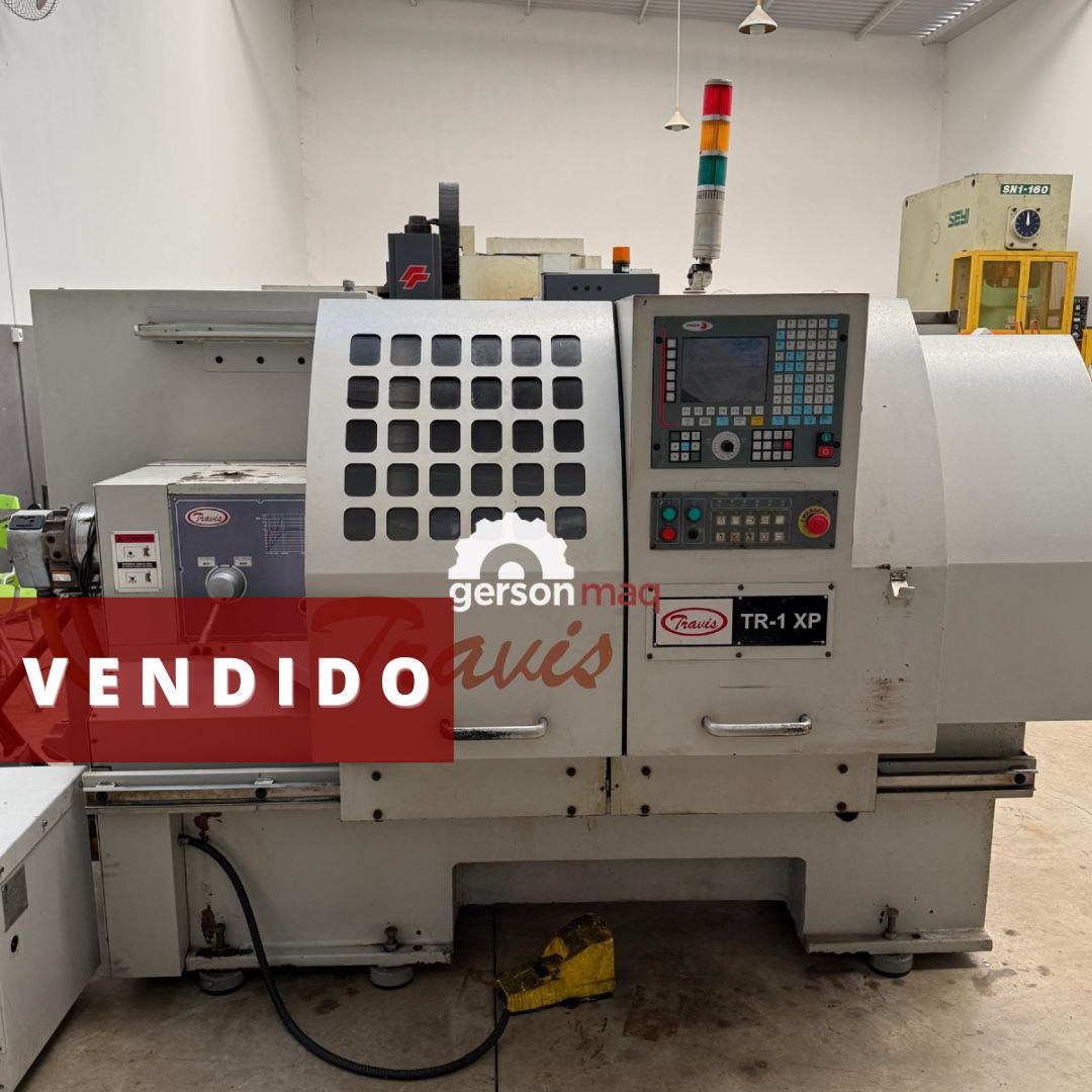 TORNO CNC TRAVIS TR1-XP – 460 X 1000 MM – FAGOR – RARIDADE (ÚNICO DONO)