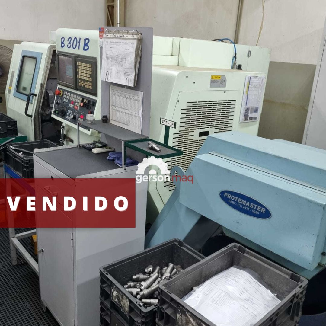 TORNO CNC BIGLIA FERRAMENTA ACIONADA E SUBSPINDLE B301SM