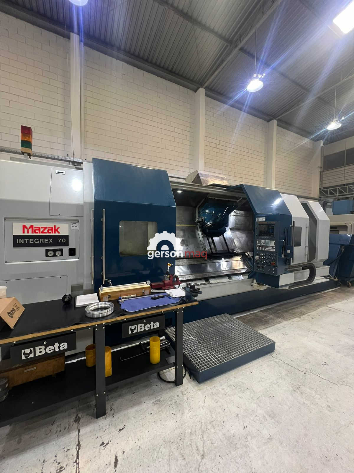 CENTRO DE TORNEAMENTO MAZAK INTEGREX 70 - 1000 X 3000 mm - 5 EIXOS INTERPOLADOS