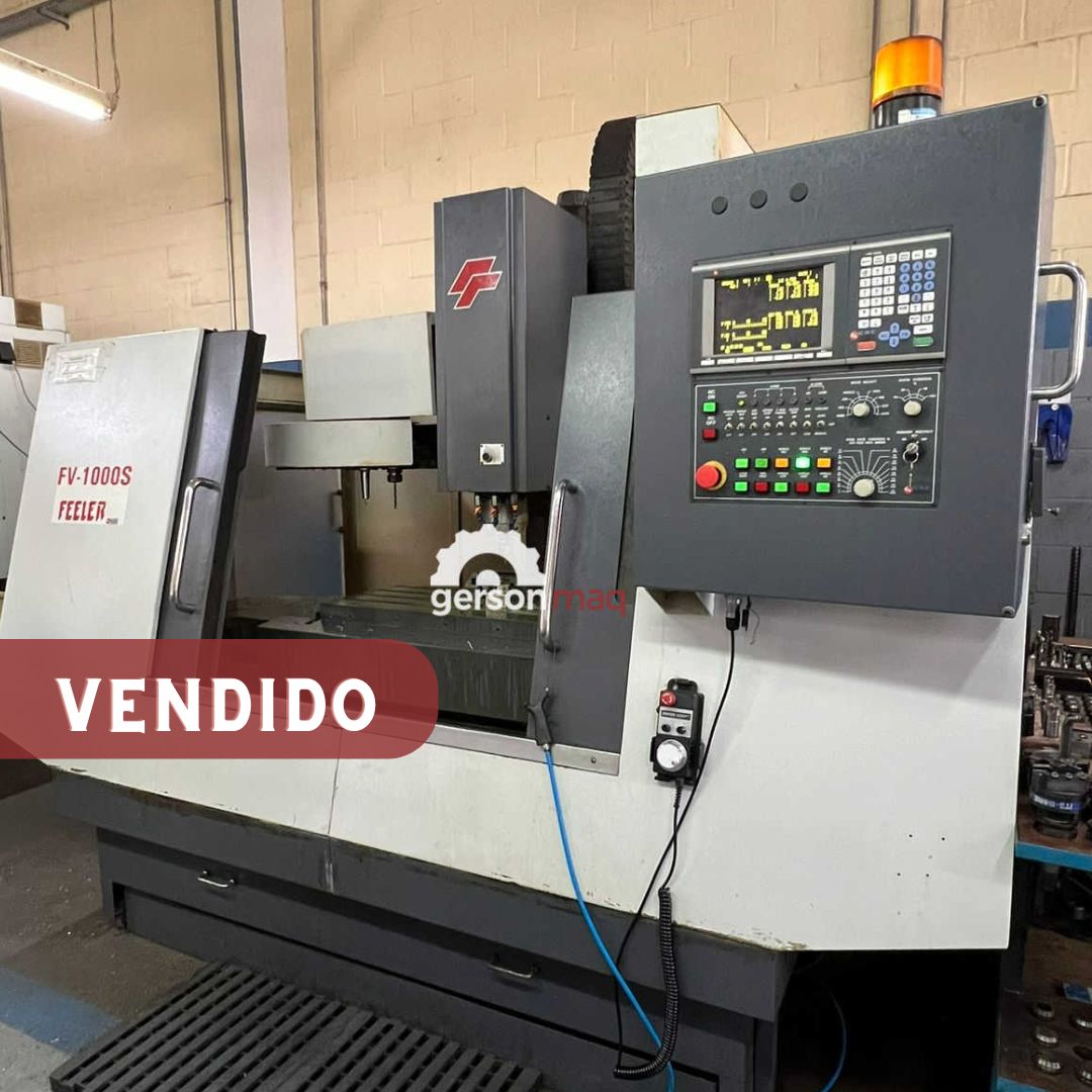 CENTRO DE USINAGEM FEELER FV1000 S - OTIMO ESTADO