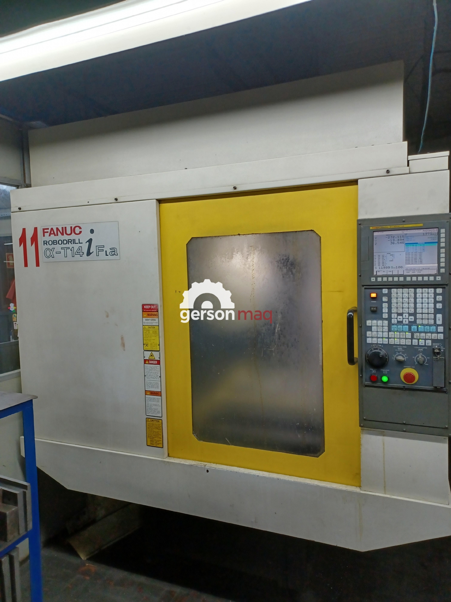 CENTRO DE USINAGEM HIGH SPEED FANUC ROBODRILL T14I-FLA ANO 2010