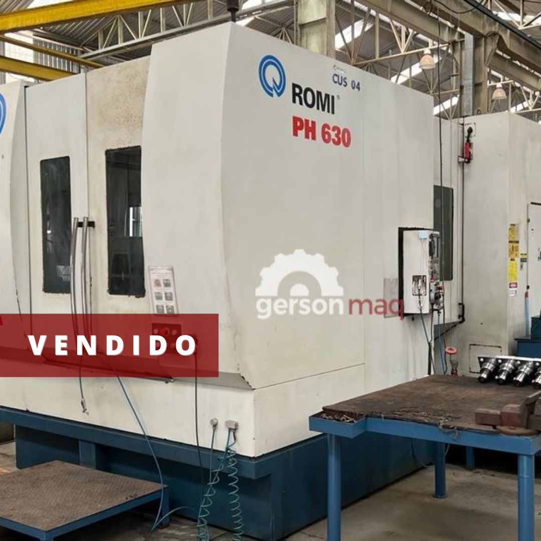 CENTRO DE USINAGEM HORIZONTAL ROMI PH630 DUPLO PALLET ANO 2013