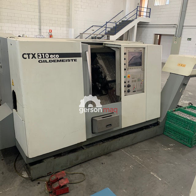 TORNO CNC DMG CTX-310 ECOLINE COM FERRAMENTA ACIONADA