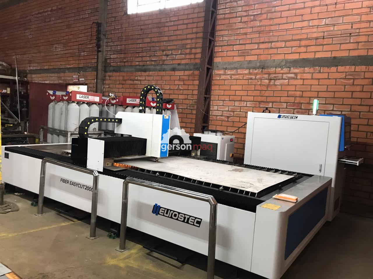 CORTE A LASER FIBRA OPTICA EUROSTEC EASYCUT 2000 WATTS ANO 2020