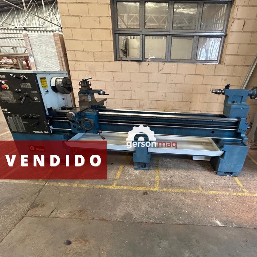 TORNO MECANICO ROMI TORMAX 30B - 650 X 2200 mm - ESTADO DE ZERO
