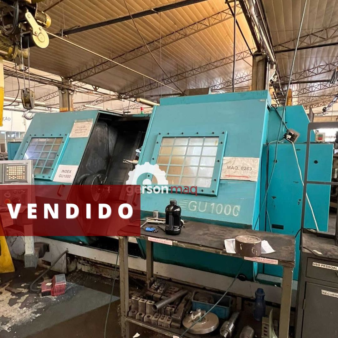 TORNO CNC INDEX GU1000 ANO 2009