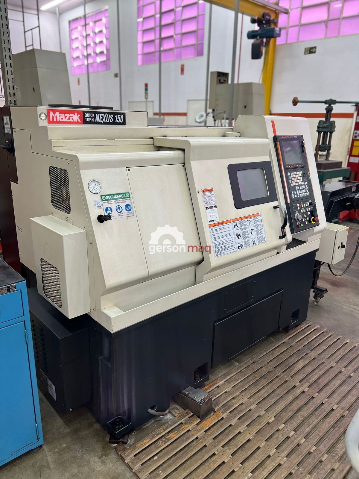 TORNO CNC MAZAK NEXUS QTN 150 - 500 ANO 2005
