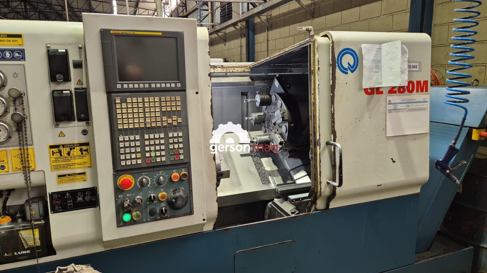 TORNO CNC ROMI GL280 M - ANO 2011 - FERRAMENTA ACIONADA