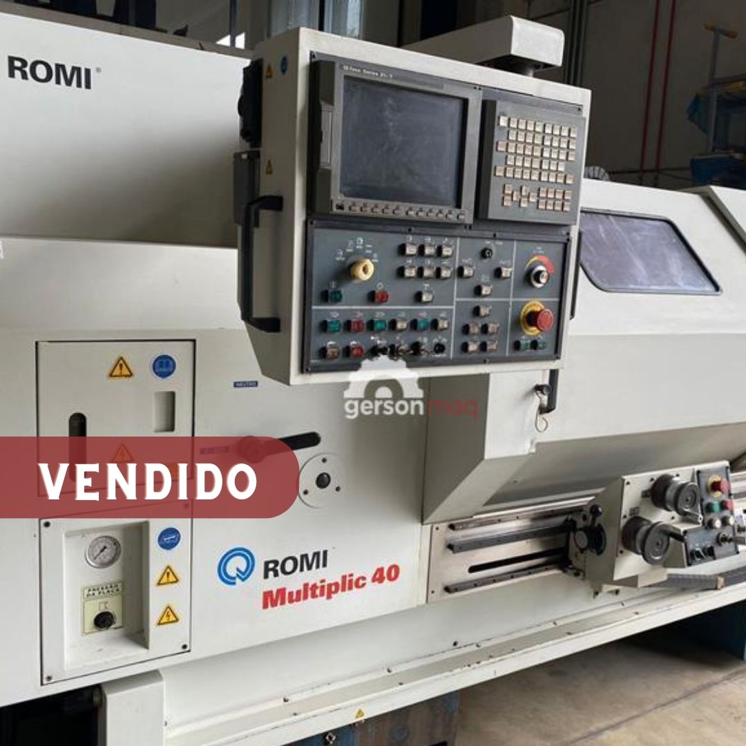 TORNO CNC ROMI MULTIPLIC 40 X 3000 MM
