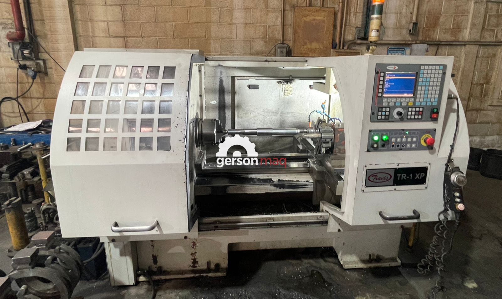 TORNO CNC TRAVIS TR-1 XP - ANO 2010 - PLACA HIDRAULICA