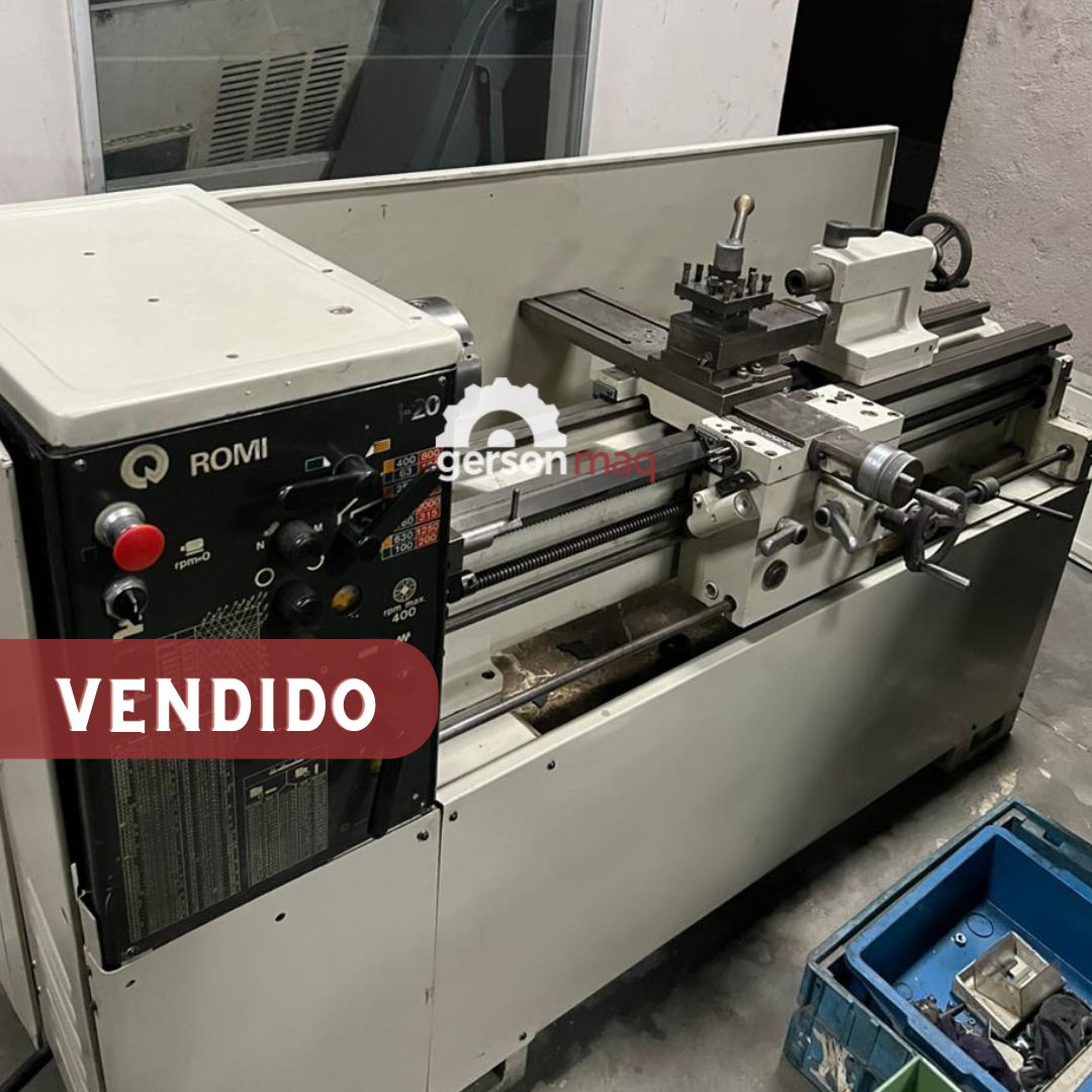 TORNO MECANICO ROMI ID20 320 X 1000 mm REFORMADO