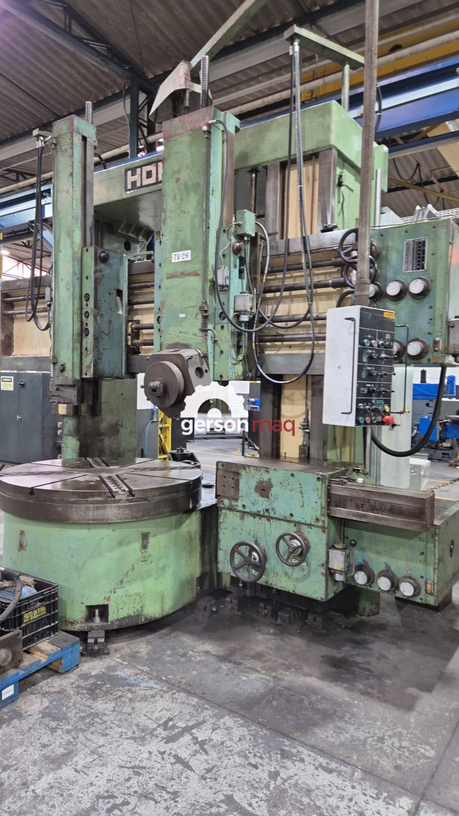 TORNO VERTICAL HOMMA - 2000 MM - DUPLO CABECOTE