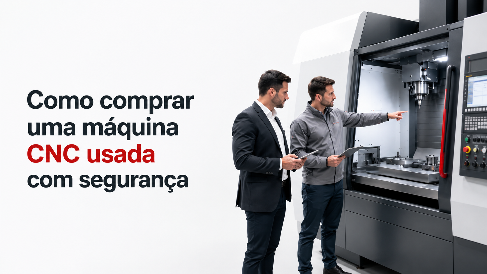 Como comprar uma máquina CNC usada com segurança