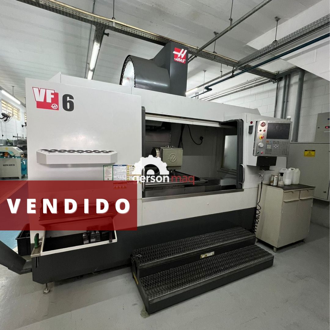 CENTRO DE USINAGEM HAAS VF6 5 EIXO – 1626 X 813 X 762MM – ANO 2010