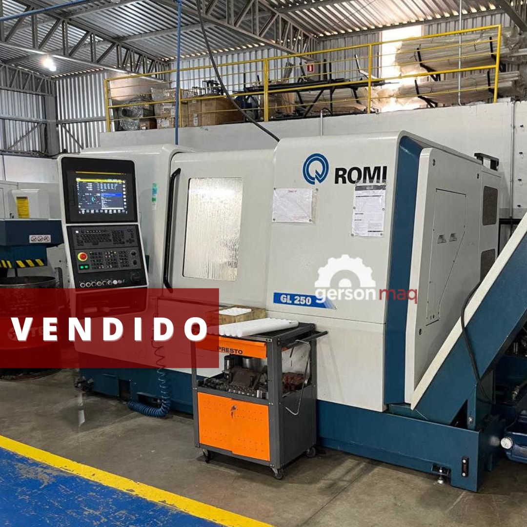 TORNO CNC ROMI GL250 T ANO 2021